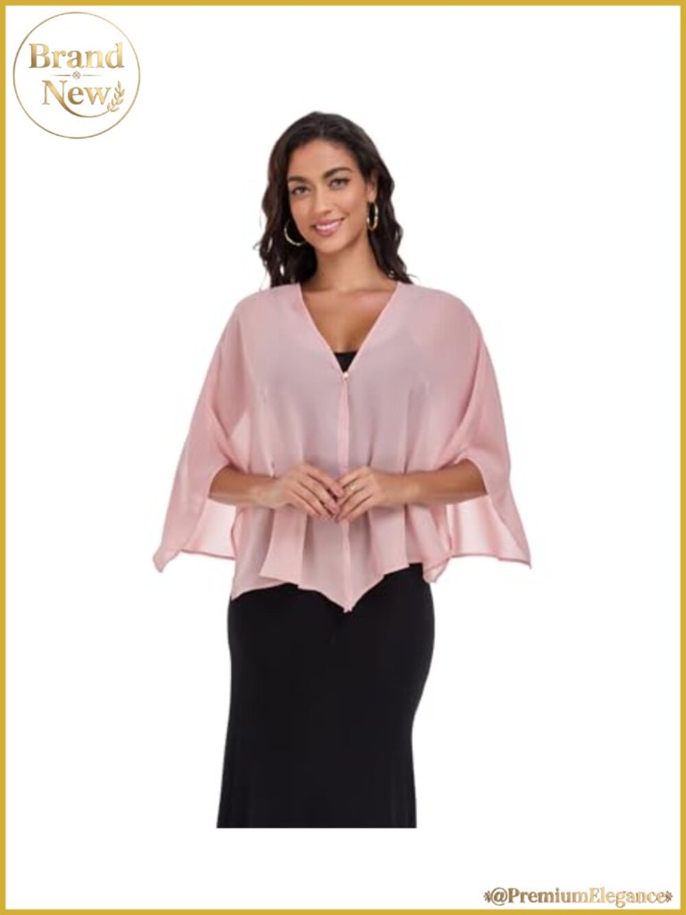 Chiffon Shawl Wrap for Evening Wedding Guest Cover Up